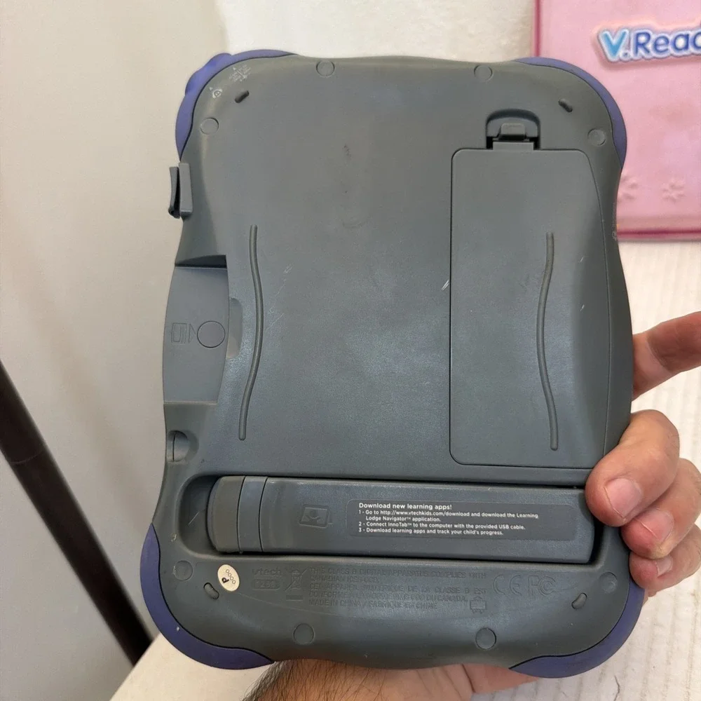 2 InnoTab 1 Learning System Tablets VTech 1268 with 3 Games & Backpack Case